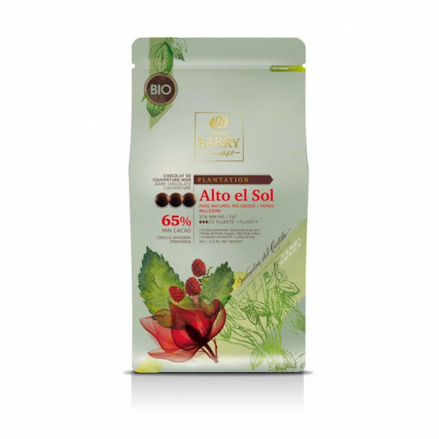 Chocolat Bio Noir Alto El Sol 65% 1 kg 4 Chocolat Bio Noir Alto El Sol 65% 1 kg – Image 2