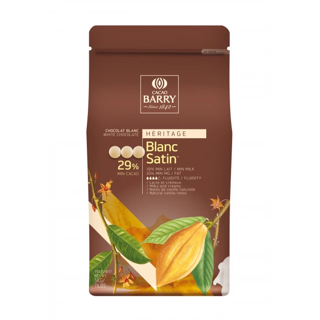 Chocolat Blanc Satin 29,2% pistoles 5 kg 4 Chocolat Blanc Satin 29,2% pistoles 5 kg – Image 2