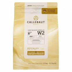 Chocolat Blanc W2 28% pistoles 2,5 kg Callebaut