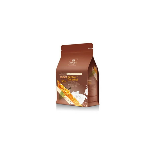Chocolat Blanc Zéphyr™ Caramel 35% 2,5 kg Barry 3 Chocolat Blanc Zéphyr™ Caramel 35% 2,5 kg Barry