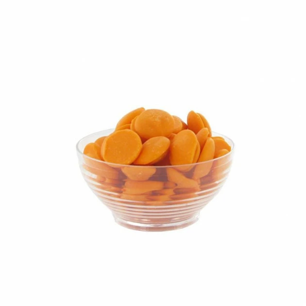 Chocolat Coloré Arôme Orange 250 g Patisdécor 4 Chocolat Coloré Arôme Orange 250 g Patisdécor – Image 2