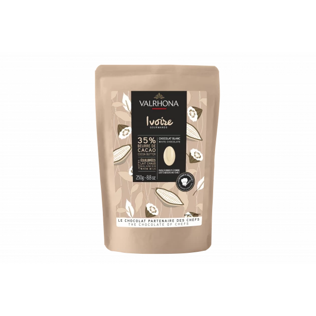 Chocolat de Couverture Blanc Ivoire 35% 250g Valrhona 3 Chocolat de Couverture Blanc Ivoire 35% 250g Valrhona