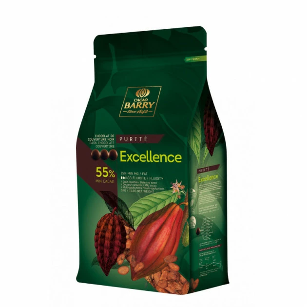 Chocolat de couverture Excellence 55% pistoles 5kg 3 Chocolat de couverture Excellence 55% pistoles 5kg