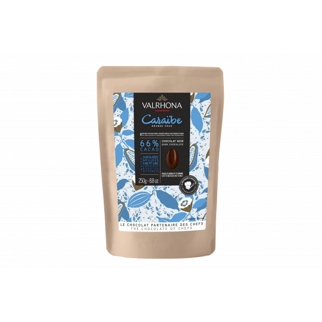 Chocolat de Couverture Noir Caraïbes 66% 250g Valrhona 3 Chocolat de Couverture Noir Caraïbes 66% 250g Valrhona