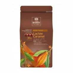 Lactée Caramel, Pistoles Chocolat Couverture 31% 5 kg -Pavoni Shop chocolat lactee caramel pistoles 5 kg 1