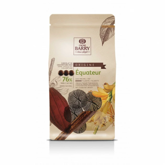 Chocolat Noir Origine Equateur 76% 1 kg Chocolat Noir Origine Equateur 76% 1 kg -Pavoni Shop chocolat noir origine equateur 76 1 kg 1