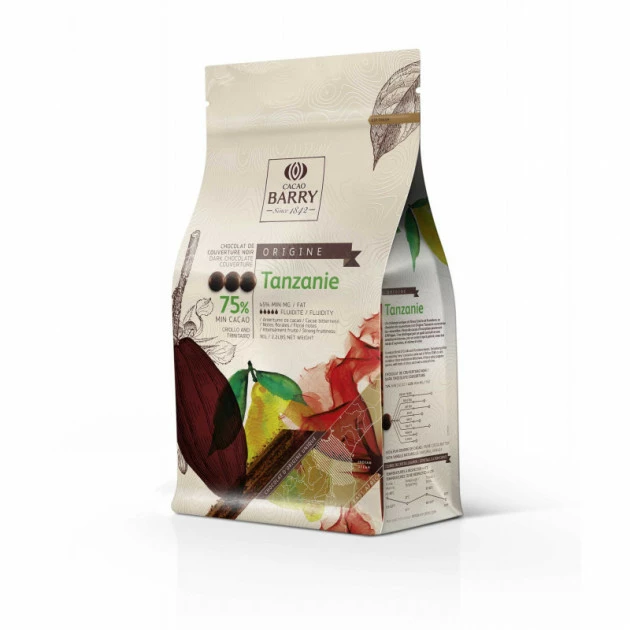 Chocolat noir origine Tanzanie 75% 1 kg Chocolat noir origine Tanzanie 75% 1 kg -Pavoni Shop chocolat noir origine tanzanie 75 1 kg