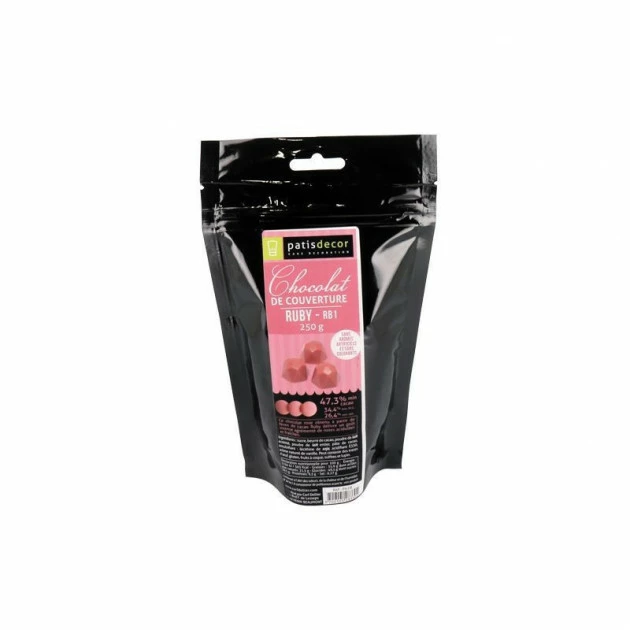 Chocolat Ruby RB1 47,3% 250g Callebaut 3 Chocolat Ruby RB1 47,3% 250g Callebaut