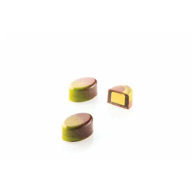 Kit Moule Chocolat Ovale avec Insert (x24) Chocado Silikomart 4 Kit Moule Chocolat Ovale avec Insert (x24) Chocado Silikomart – Image 2