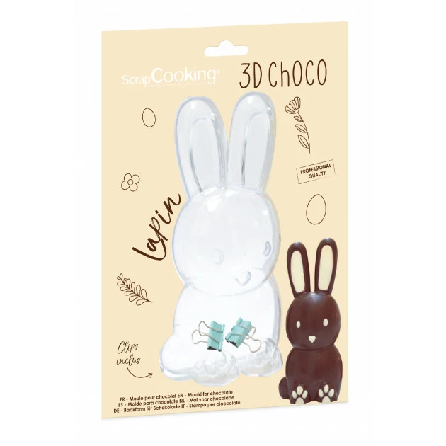 Moule 3D Chocolat Lapin Scrapcooking 3 Moule 3D Chocolat Lapin Scrapcooking