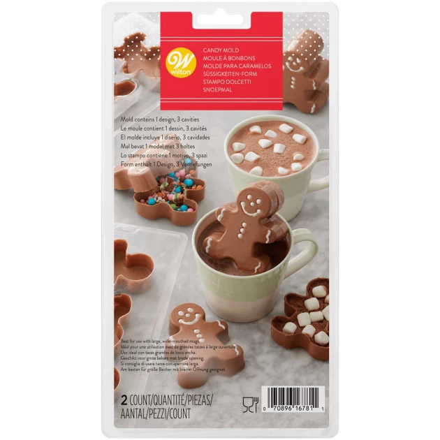 Moule 3D Pain d'Epices pour Bomb Chocolat Chaud Wilton 2 Moule 3D Pain d'Epices pour Bomb Chocolat Chaud Wilton