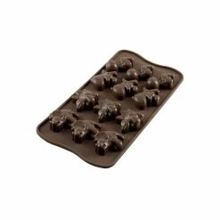 Moule à Chocolat 12 Dinosaures Easy Choc - Silicone Spécial Chocolat