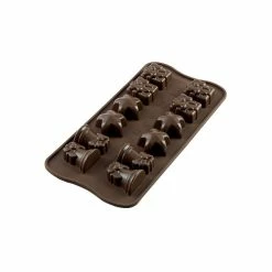 Moule à Chocolat 12 Sujets Noël Easy Choc - Silicone Spécial Chocolat