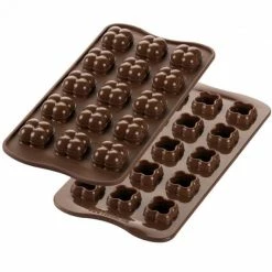Moule à Chocolat 15 Choco Game Easy Choc - Silicone Spécial Chocolat