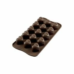 Moule à Chocolat 15 Coeurs Easy Choc - Silicone Spécial Chocolat