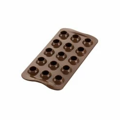 Moule à Chocolat 15 Truffes Easy Choc - Silicone Spécial Chocolat -Pavoni Shop moule a chocolat 15 truffes easy choc silicone special chocolat 2
