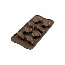 Moule à Chocolat 8 Feuilles Easy Choc - Silicone Spécial Chocolat