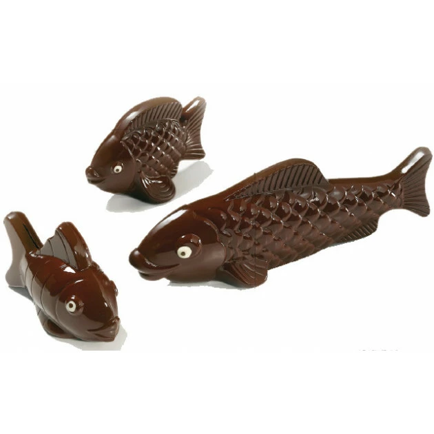 Moule à Chocolat Assortiment Poissons 245 et 110 mm (x6) Barry 3 Moule à Chocolat Assortiment Poissons 245 et 110 mm (x6) Barry