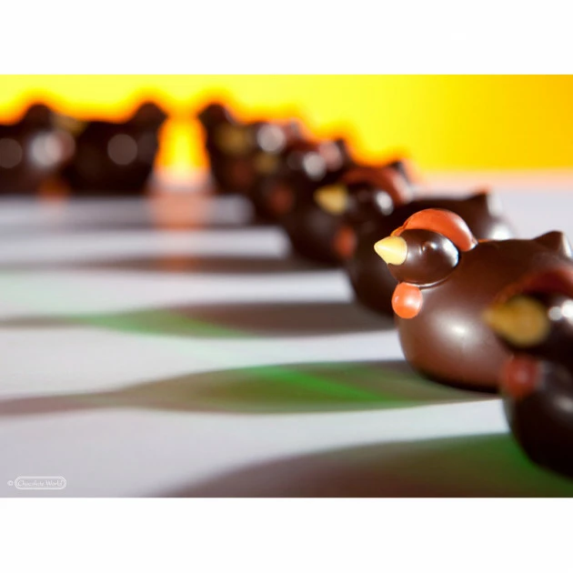 Moule à Chocolat Poule Ronde (x18) Chocolate World 4 Moule à Chocolat Poule Ronde (x18) Chocolate World – Image 2