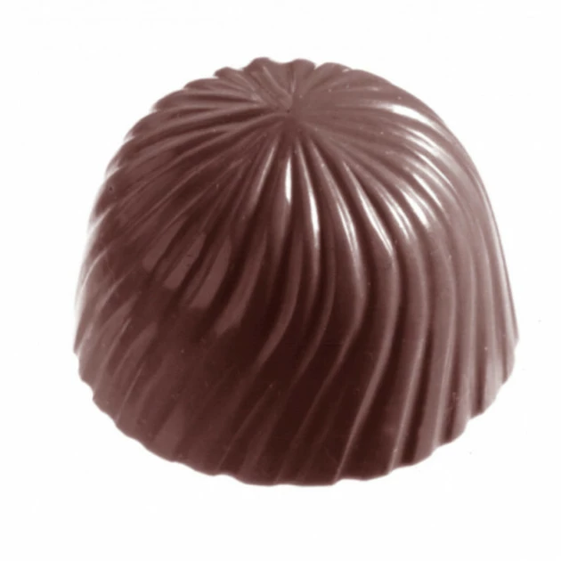 Moule Bonbon Chocolat Rond Strié (x24) Chocolate World 3 Moule Bonbon Chocolat Rond Strié (x24) Chocolate World