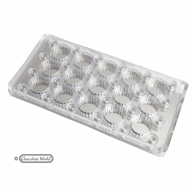 Moule Chocolat Aimanté Rond 3,2 cm (x15) Chocolate World 4 Moule Chocolat Aimanté Rond 3,2 cm (x15) Chocolate World – Image 2