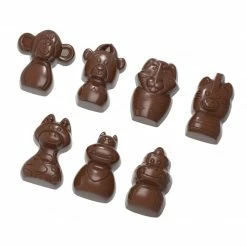 Moule Chocolat Animaux du Zoo 31 mm (x21) Chocolate World
