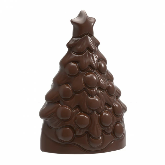 Moule Chocolat Arbre de Noël 9 x 5,9 cm (x4) Chocolate World 4 Moule Chocolat Arbre de Noël 9 x 5,9 cm (x4) Chocolate World – Image 2