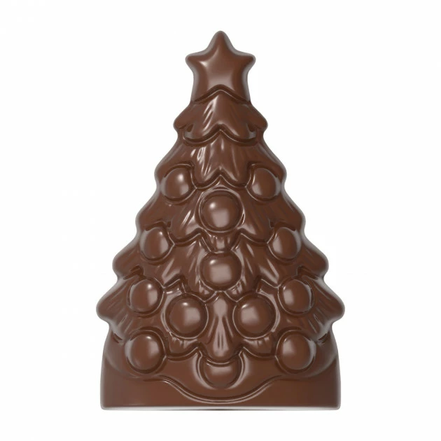 Moule Chocolat Arbre de Noël 9 x 5,9 cm (x4) Chocolate World 3 Moule Chocolat Arbre de Noël 9 x 5,9 cm (x4) Chocolate World