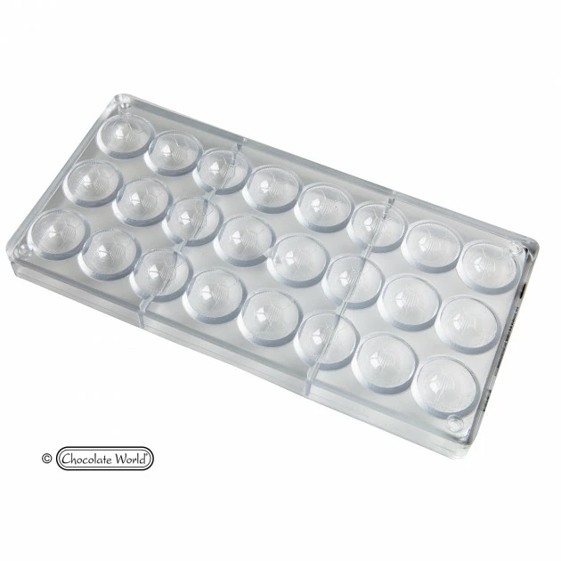 Moule Chocolat Ballon de Foot Ø 3 cm x H 1,5 cm (x24) Chocolate World 4 Moule Chocolat Ballon de Foot Ø 3 cm x H 1,5 cm (x24) Chocolate World – Image 2