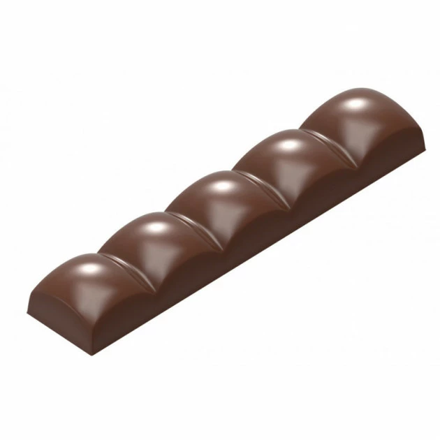 Moule Chocolat Barre Carrés Bombés 117 mm (x8) Chocolate World 3 Moule Chocolat Barre Carrés Bombés 117 mm (x8) Chocolate World