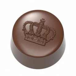 Moule Chocolat Bonbon Couronne Ø3 cm (x21) Chocolate World