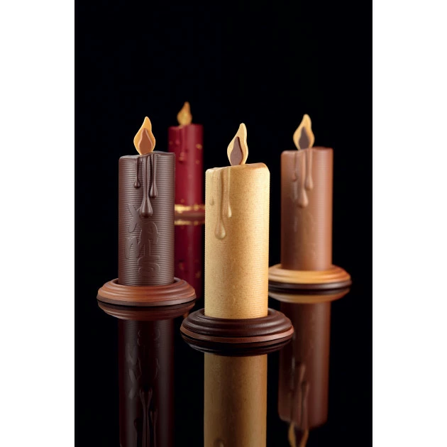 Moule Chocolat Bougie Ø 11 x H 20 cm (x2) Pavoni 3 Moule Chocolat Bougie Ø 11 x H 20 cm (x2) Pavoni