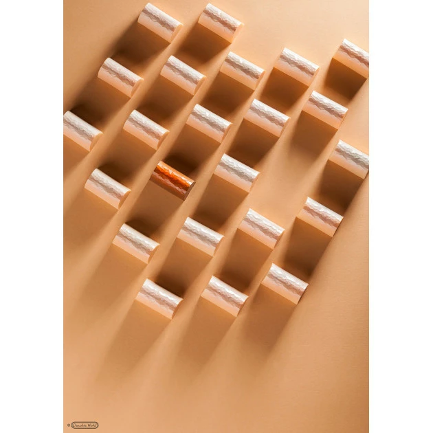 Moule Chocolat Bûche à Facettes 3,6 x 2 cm (x24) Chocolate World 4 Moule Chocolat Bûche à Facettes 3,6 x 2 cm (x24) Chocolate World – Image 2