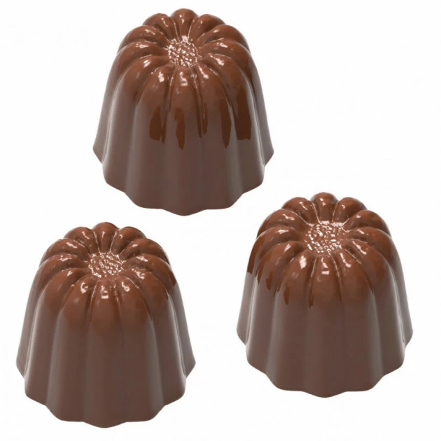 Moule Chocolat Cannelés 21,5 mm (x21) Chocolate World 3 Moule Chocolat Cannelés 21,5 mm (x21) Chocolate World