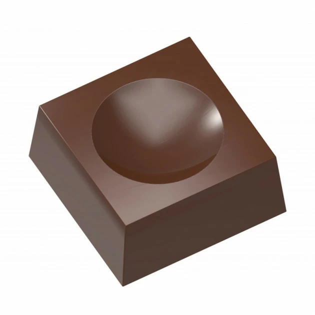 Moule Chocolat Carré Creux 43 mm (x10) Chocolate World 3 Moule Chocolat Carré Creux 43 mm (x10) Chocolate World