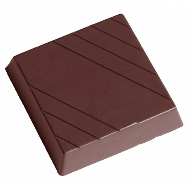 Moule Chocolat Carré Ligné 4,1 cm (x15) Chocolate World 3 Moule Chocolat Carré Ligné 4,1 cm (x15) Chocolate World