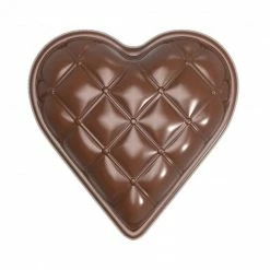 Moule Chocolat Coeur Matelassé 33 mm (x18) Chocolate World