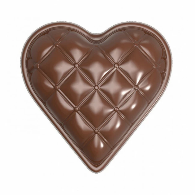 Moule Chocolat Coeur Matelassé 33 mm (x18) Chocolate World 3 Moule Chocolat Coeur Matelassé 33 mm (x18) Chocolate World