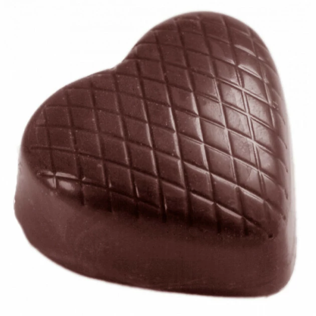 Moule Chocolat Coeur Strié (x32) Chocolate World 3 Moule Chocolat Coeur Strié (x32) Chocolate World