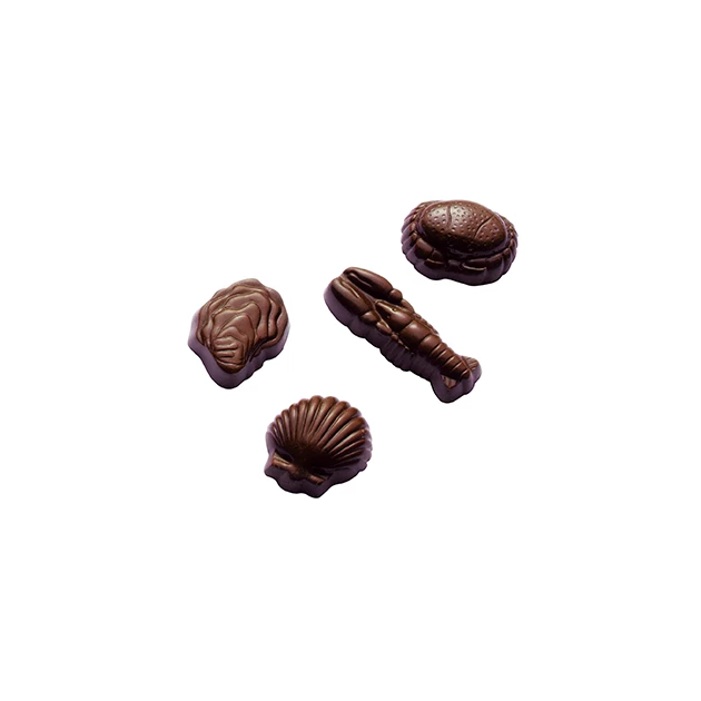 Moule Chocolat Coquillages et Crustacés (x24) Barry 3 Moule Chocolat Coquillages et Crustacés (x24) Barry