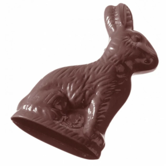 Moule Chocolat Lapin Assis 110 mm (x4) Chocolate World 3 Moule Chocolat Lapin Assis 110 mm (x4) Chocolate World