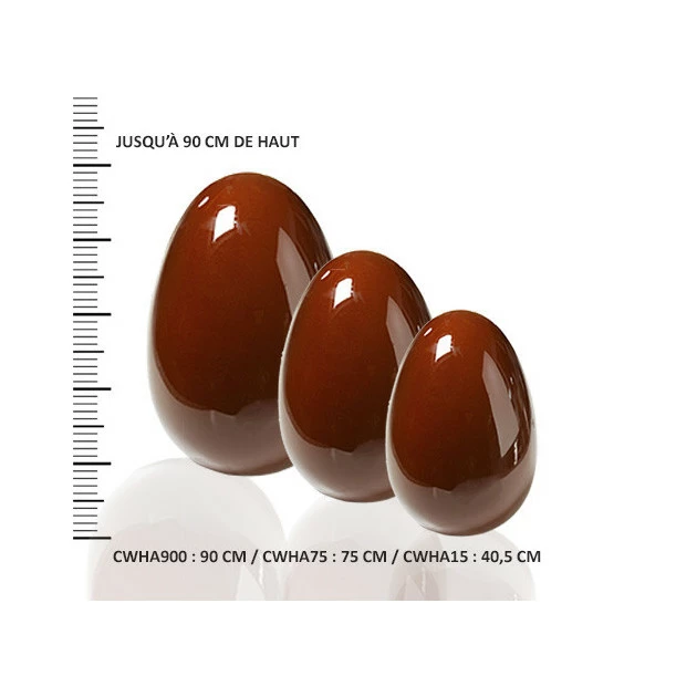 Moule Chocolat Oeuf Géant 75 cm (x1) Chocolate World 4 Moule Chocolat Oeuf Géant 75 cm (x1) Chocolate World – Image 2
