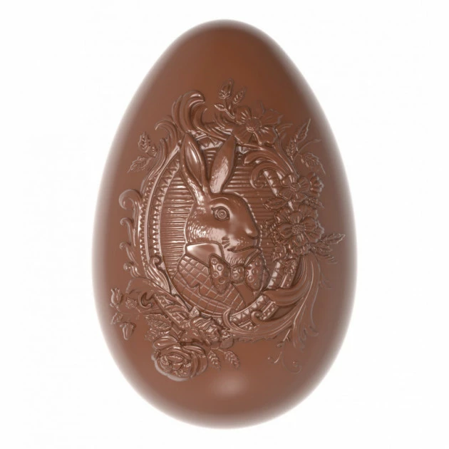 Moule Chocolat Oeuf Lapin 86.5 mm (x6) Chocolate World 3 Moule Chocolat Oeuf Lapin 86.5 mm (x6) Chocolate World