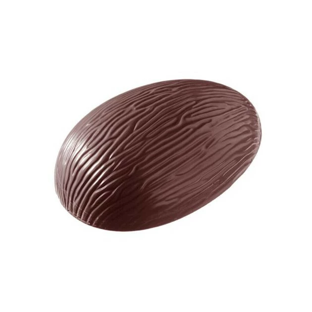 Moule Chocolat Oeuf Rayé 11,8 cm (x3) Chocolate World 3 Moule Chocolat Oeuf Rayé 11,8 cm (x3) Chocolate World