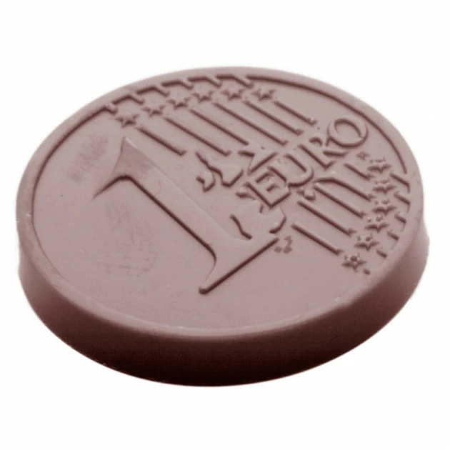 Moule Chocolat Pièce 1 Euro Ø 35 mm (x21) Chocolate World 3 Moule Chocolat Pièce 1 Euro Ø 35 mm (x21) Chocolate World