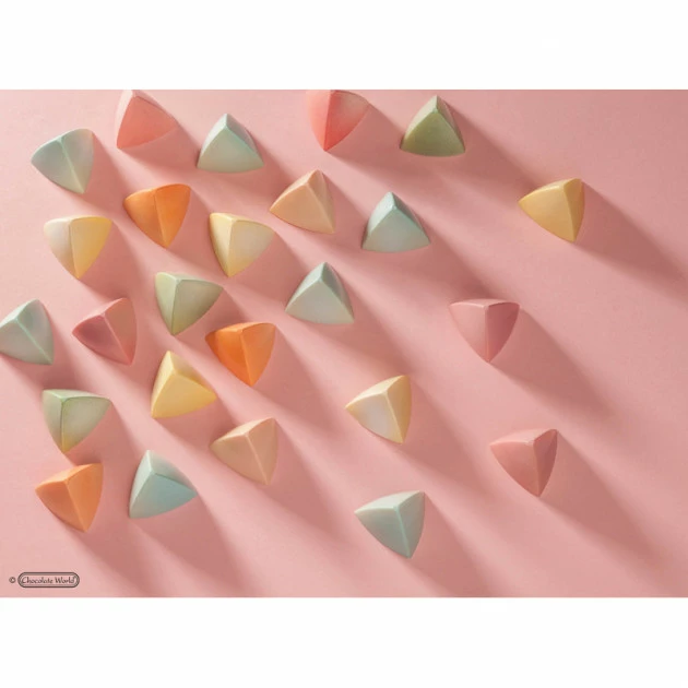 Moule Chocolat Pyramide Arrondie 31 mm (x21) Chocolate World 4 Moule Chocolat Pyramide Arrondie 31 mm (x21) Chocolate World – Image 2