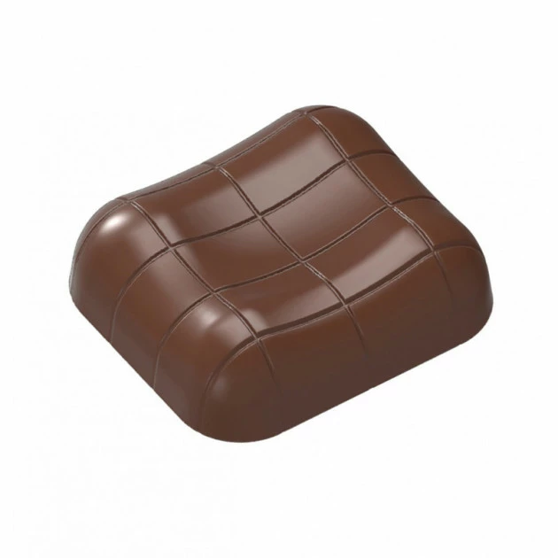 Moule Chocolat Rectangle Rayé 35x31 mm (x21) Chocolat Form 3 Moule Chocolat Rectangle Rayé 35x31 mm (x21) Chocolat Form