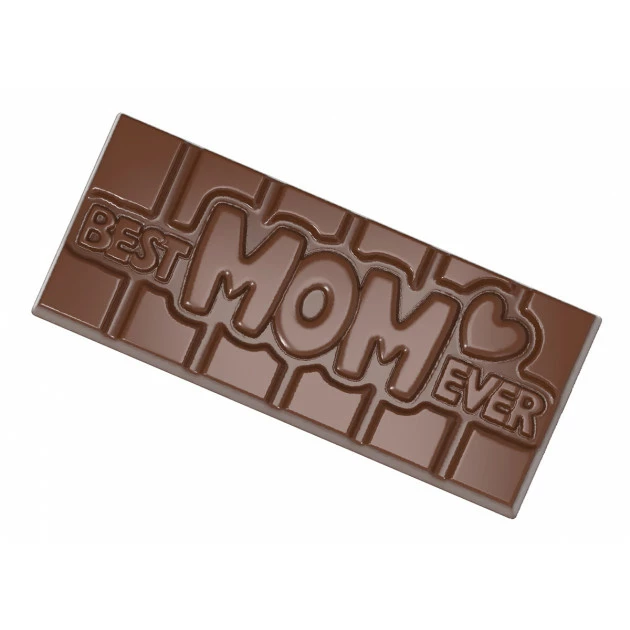 Moule Chocolat Tablette Best Mom Ever (x4) Chocolate World 5 Moule Chocolat Tablette Best Mom Ever (x4) Chocolate World – Image 3