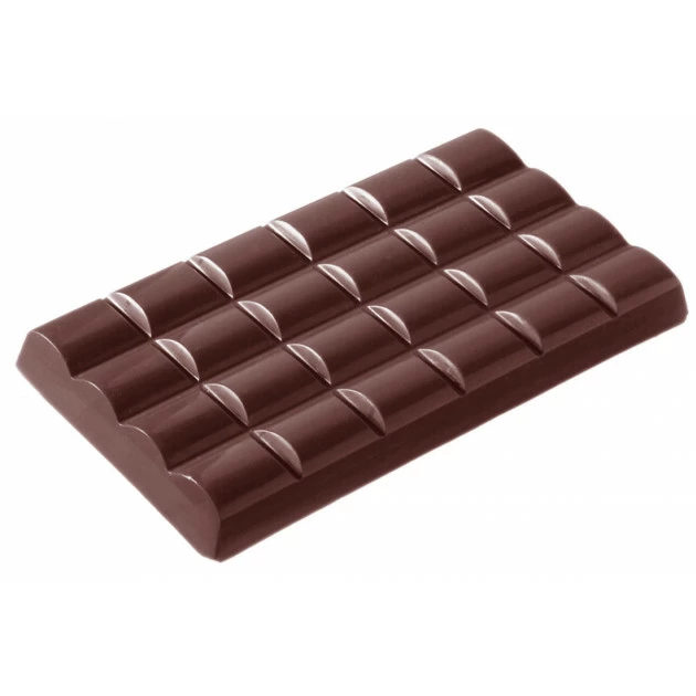 Moule Chocolat Tablette Carrés Bombés (x3) Chocolate World 3 Moule Chocolat Tablette Carrés Bombés (x3) Chocolate World