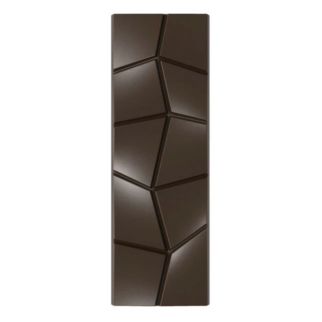 Moule Chocolat Tablette Effet Carré Penché (x6) Moule Chocolat Tablette Effet Carré Penché (x6) -Pavoni Shop moule chocolat tablette effet carre penche